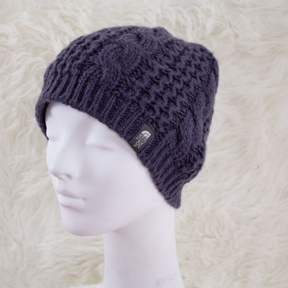north face cable knit hat